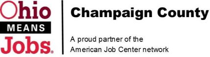 Ohio Means Jobs Champaign County logo
